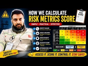 How to Calculate Risk Score in Risk Assessment | 5×5 Risk Matrix Explained (Step-by-Step)