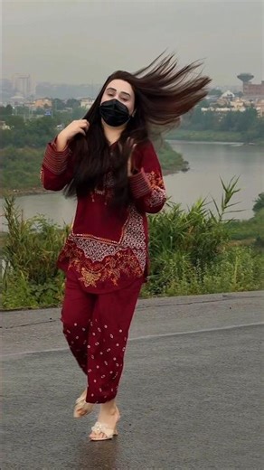 Grace in Every Step | Stunning Maroon Outfit Walk ❤️‍🔥 #Shorts#FashionReels #DesiStyle #TraditionalL
