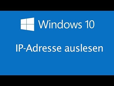 Windows 10 - IPv4 Adresse auslesen