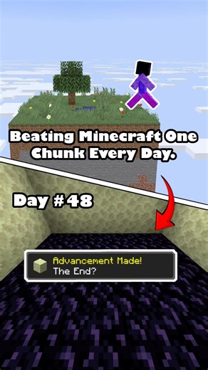 Day 48. Making our way out of spawn! #minecraft #enderdragon