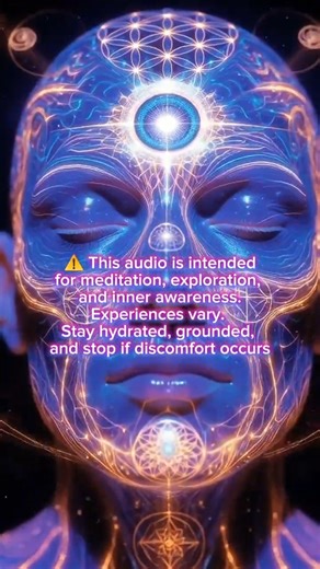 Third Eye Awakening | Pineal Activation Frequency | Theta–Gamma Brain Waves DMT-Style Meditation
