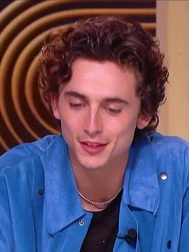 timothée chalamet on french television 😩 #timotheechalamet #timothée #timmy #dune #cmbyn #fyp #fypシ