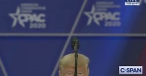 Trump leaves CPAC crowd in stitches with his squatting imitation of 'Mini-Mike' Bloomberg