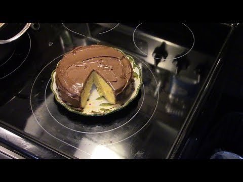 Instant Pot Yellow Cake with Chocolate Frosting