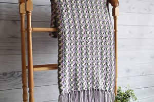 Granny Stripe Throw Free Crochet Pattern | Rich Textures Crochet