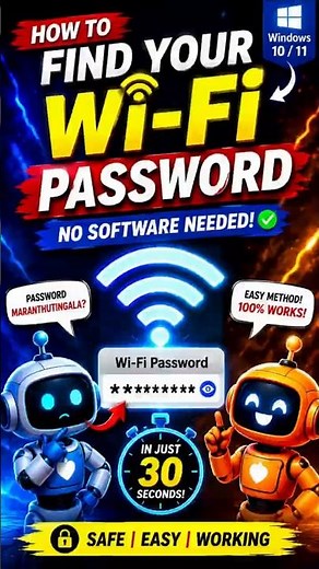 How to Find Your Wi-Fi Password in Windows? 😳