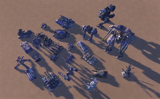 最高指挥官钢铁联盟UEF各种MOD和原版的16种T3陆军