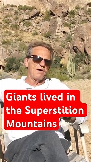 Giants lived in the Superstitions and drank the blood of the Apache and Pima Indians. check out the link to the full video to hear the full stories that the Natives have told about how the giants terorized them | Terry L Carter