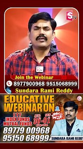 Sundara Rami Reddy Online Live Zoom Webinar Aug 30th to sep1st 2025 Join the webinar : 8977900968 , 9515068999 https://wa.me/918977900968 https://forms.gle/mz7yogC4gVKsq8cFA#SundaraRamiReddy #FinancialPlanning2025 #StockMarketMistakes #GlobalFunds #CommonStockMarketMistakes #AvoidStockMarketMistakes #StockMarketTips #InvestingMistakes #SIP #MF #FinancialMistakes | Sumantv Money | Facebook