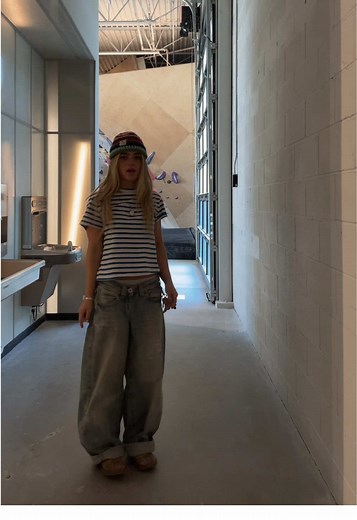 she got a bad case of the stripes