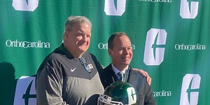 Biff Poggi introduced as Charlotte 49ers head football coach