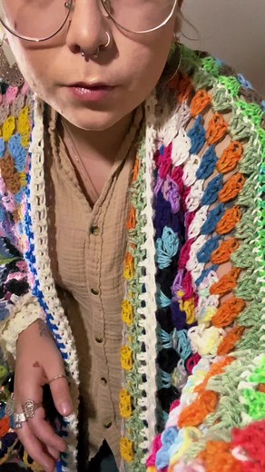 Create a Cozy Granny Hexagon Cardigan Easily