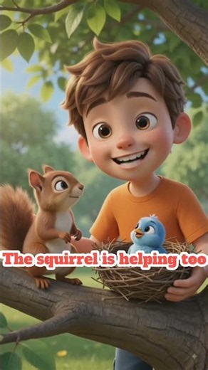 RYAN AND THE LITTLE BIRD WHO NEEDED HELP! 🐦❤️✨ | Heartwarming Cartoon Animation for Kids