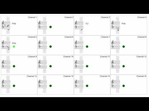 プログラミングしてmidi可視化チャレンジしたよ(楽譜編)