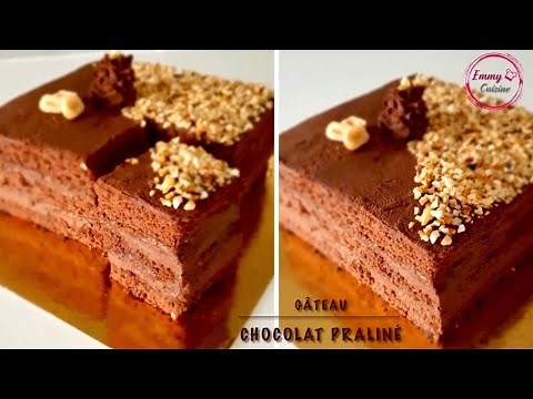 Gâteau chocolat praliné