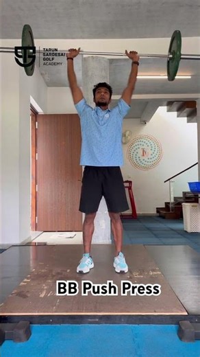 BB Push Press #pushpress #barbellexercises