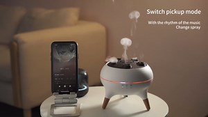 Household Intelligent Jellyfish Ultrasonic Air Humidifier Ultrasonic Porous Atomization Timing Remote Control Humidifier Aroma Diffuser