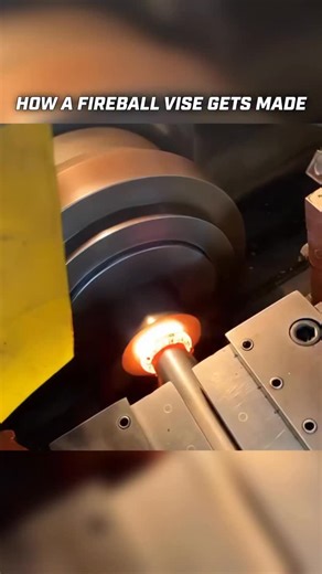 From raw casting to a precision-fit vise jaw. These next operations will be a friction-welded spindle, roll-threaded screw, matched dynamic jaw, hand-finished and texturized for perfect USA-made quality! Go to our YouTube Channel @fireballtool to see the full process of making this vise. Find the Fireball 614 high-pressure hardtail vise only at. . Fireballtool.com . . . #fireballtool #vise #wilton | Fireball Tool