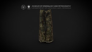 Gemmy-green Diopside crystal - 3D model by Museum of Mineralogy and Petrography, UAIC (@MineralogyPetrographyMuseum)