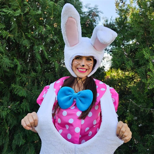 Female Easter Bunny Performer Costume | Professional Event & Egg Hunt Suit for Adults - Etsy