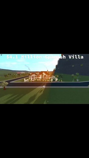 Here is my newest build that I did for bloxburg. it’s a 4 million dollar Spanish villa in Beverly Hills Ca. LIKE FOR PT. 2 with interior🤩🥰 btw full tour is uploaded on YouTube linked in bio🔥 #bloxburg #bloxburgbuilds #roblox #robloxfyp #youtube #fyp #foryou #viral