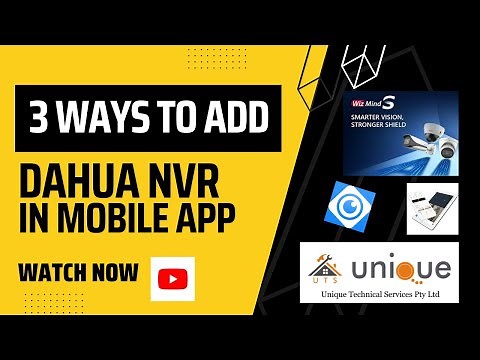 ADD Dahua NVR to DMSS