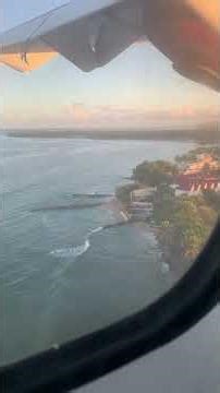 Caribbean Airlines ATR 72-600 landing in Tobago 🏝️ #shorts #caribbeanairlines #iflycaribbean