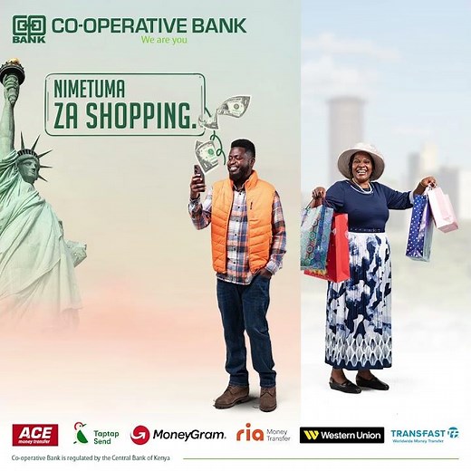 Tuma pesa za shopping instantly na Co-op Bank