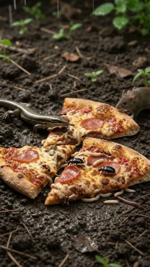 Pizza Life Cycle 🍕🍄 | From Pizza to Mushrooms | Amazing Nature Transformation