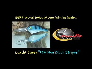 "214 Blue with Black Stripes" BER Matched Bandit Series