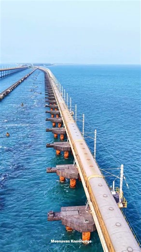 Electric Power Over Water – Pamban Bridge Magic! #pambanbridge