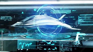 Three-dimensional image of an aircraft structure