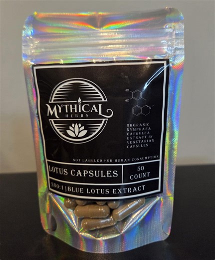Organic Egyptian Blue Lotus Extract Capsules | 200:1 | Mythical Herbs - Etsy