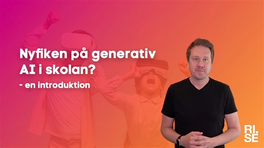 Nyfiken på generativ AI i skolan?
