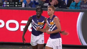 31K views · 463 reactions | Jeremy Sharp slots his first goal as a Docker  | AFL | Facebook