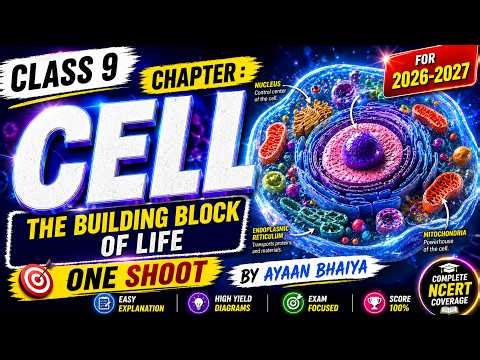 Class 9 Biology Chapter 2: Cell Explained | Best Revision + Notes | Ayaan Bhaiya