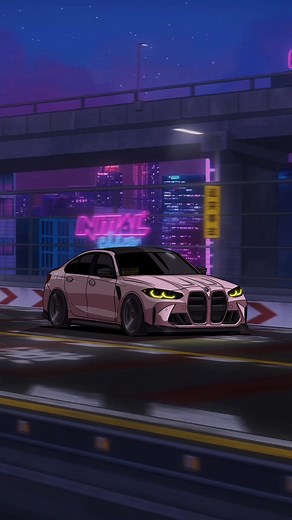 BMW M3 Animation Tribute for @g80.jess
