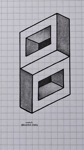 Mostafa Mk on Instagram‎: "كيف ترسم 3D بسهولة 😉 خداع البصر #الرسم #draw #Drawing #3d #3dart #3ddrawing #art #artist #fyp #foryou #foryoupage #how #viral #illusion #howdraw #الفن #فنون #إبداع #تعليم #رسوماتي #ابداعاتي #تعليم_الرسم #الوهم_البصري #خداع_البصر #ثري_دي"‎
