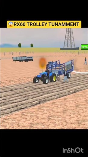 😱Rx60 trolley tunament💀 #automobile #tractorgame #gaming #trolleytournament #farmingsimulator22