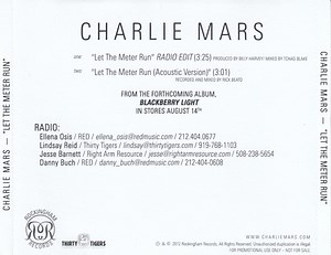 Charlie Mars - Let The Meter Run