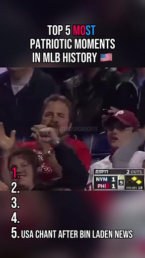 Top 5 MOST Patriotic Moments in MLB History!! 🇺🇸⚾️ #fyp #foryoupage #top5 #mlb