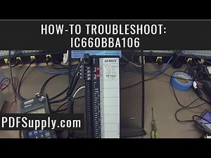 How-to Troubleshoot: IC660BBA106 with Genius Block I/O (GE Fanuc PLC Training)