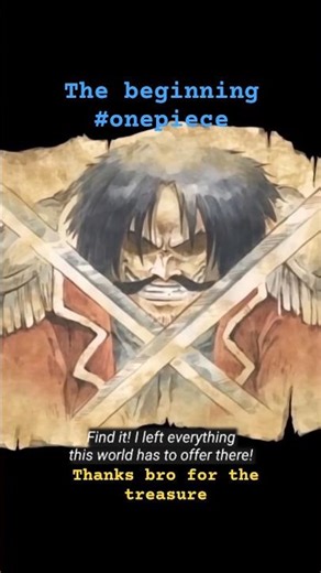 the beginning of the greatest anime of all time 🔥 #onepiece #goldroger #anime #shorts