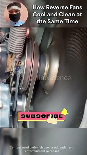How Reverse Fans Cool and Clean at the Same Time