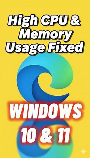 Edge Using Too Much CPU & Memory Fixed!