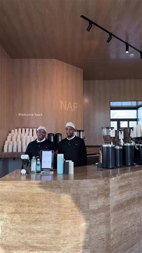 ‏- How we do coffee at • NAF•. #NAF