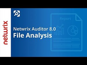Netwrix Auditor 8.0 - File Analysis overview