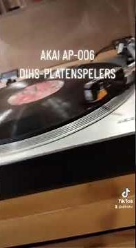 Super gave Akai AP 006 direct drive platenspeler met prima Audio Technica element, geserviced