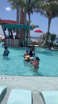 Inside the private swim-up bar at Perfect Day at CocoCay