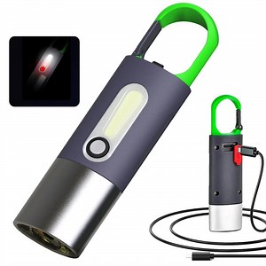 [Hot Item] New Small Portable Flashlight Type-C Rechargeable Mini Outdoor Camping Multifunctional Keychain Light